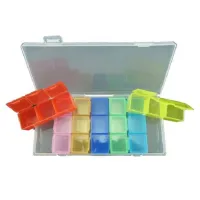 Pillendoos voor 7 dagen met 3 vakjes